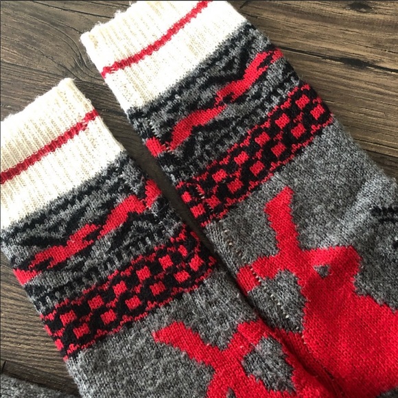 Mossimo Reindeer Christmas Sweater Pullover Crew - Picture 15 of 16